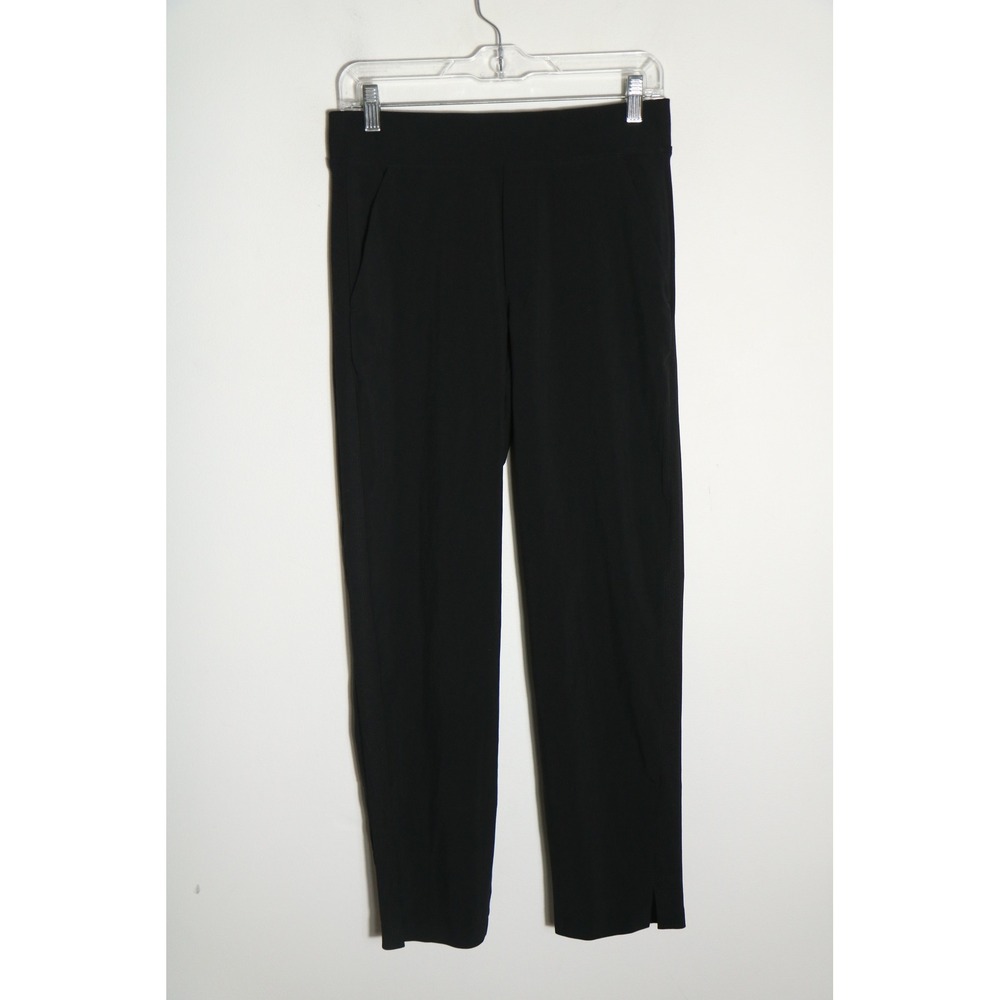 Athleta Brooklyn Mid Rise Ankle Pant Womens 4 Black Pull On Athletic Casual